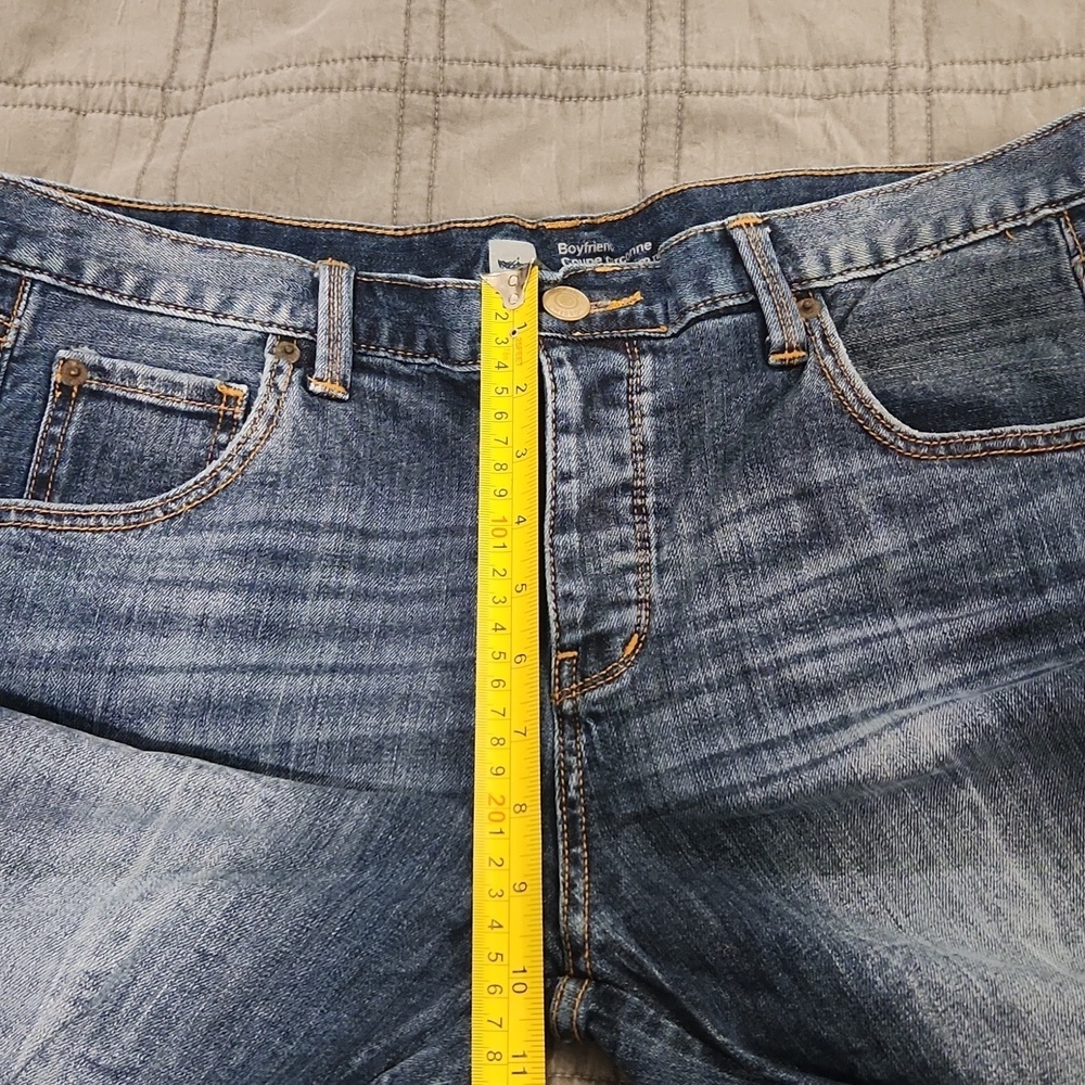Mossimo Supply Co. Distressed Dark Wash Denim "Boyfriend" Shorts Size 10! - Picture 8 of 9